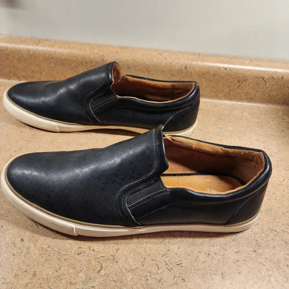 COACH New York Men’s Leather Slip-On Sneaker Size 12D - Picture 3 of 8